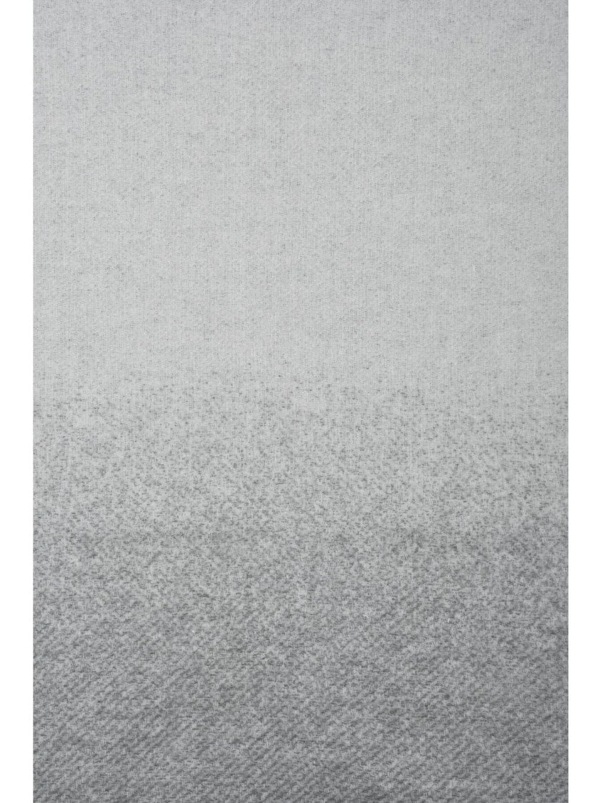 Peserico Light Grey Virgin Wool Scarf