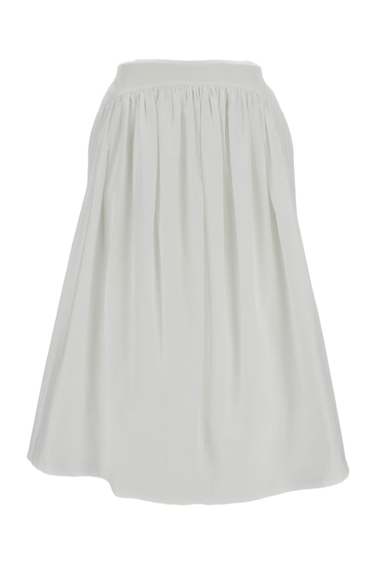Simone Rocha White Basque Cotton Skirt