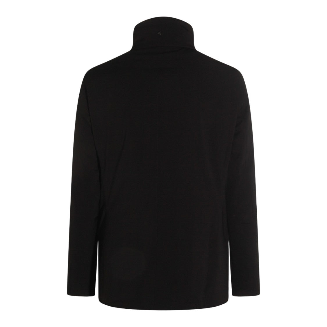 Montecore Black Coat With High Collar