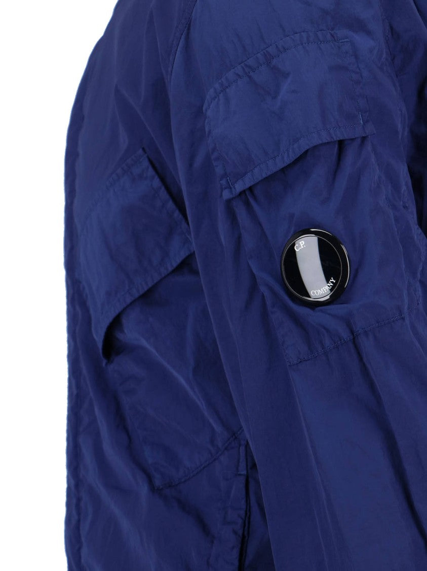 C.P. Company Men's Classic Zip-Up Jacket With Structured Fit And Ribbed Details