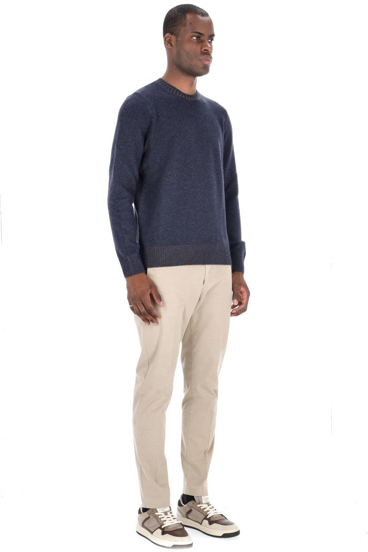 Barba Vanisé Crewneck In Wool-Viscose-Cashmere