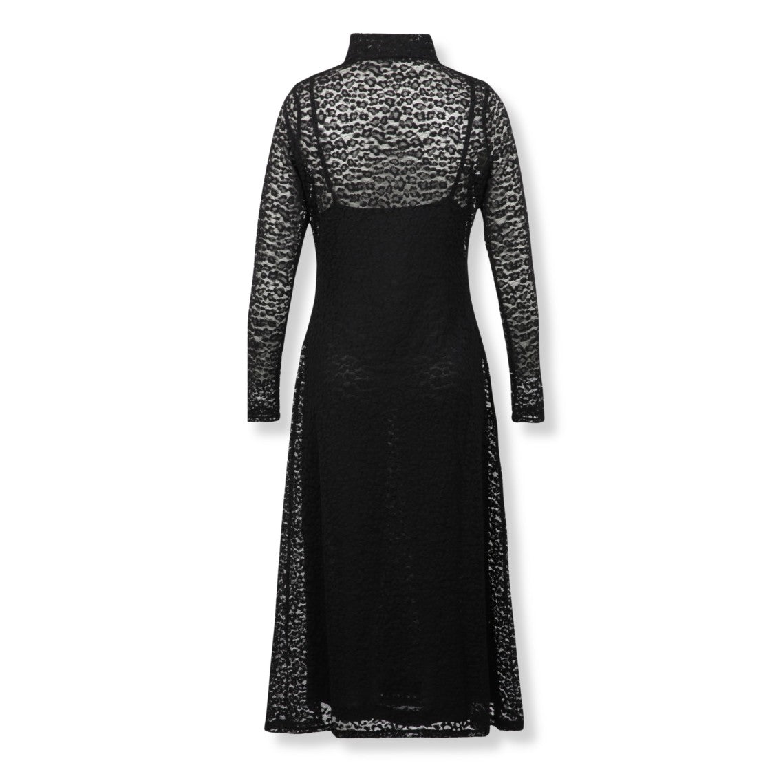 Ulla Johnson Talia Long Sleeve Turtleneck Midi Dress With Refined Silhouette