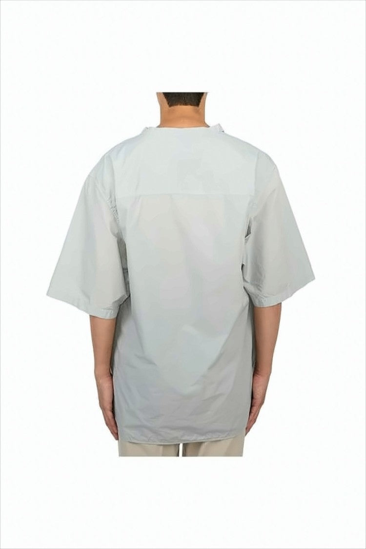 Lemaire Loose-Fitting Short-Sleeve T-Shirt With Structured Neckline