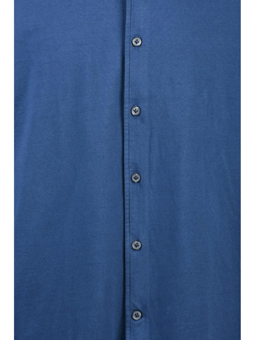 Sonrisa Men's Long Sleeve Stretch Shirt With Button Closure