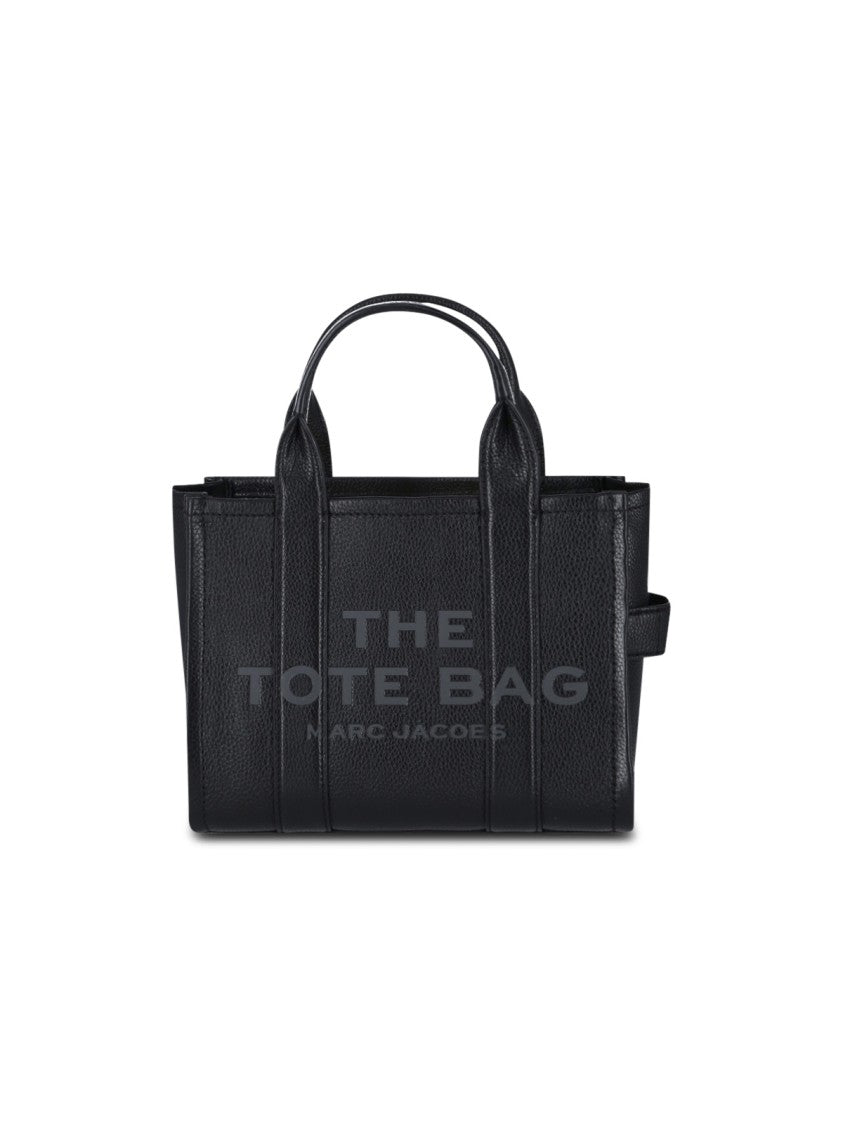 Marc Jacobs Small 'The Leather' Tote Bag – Black