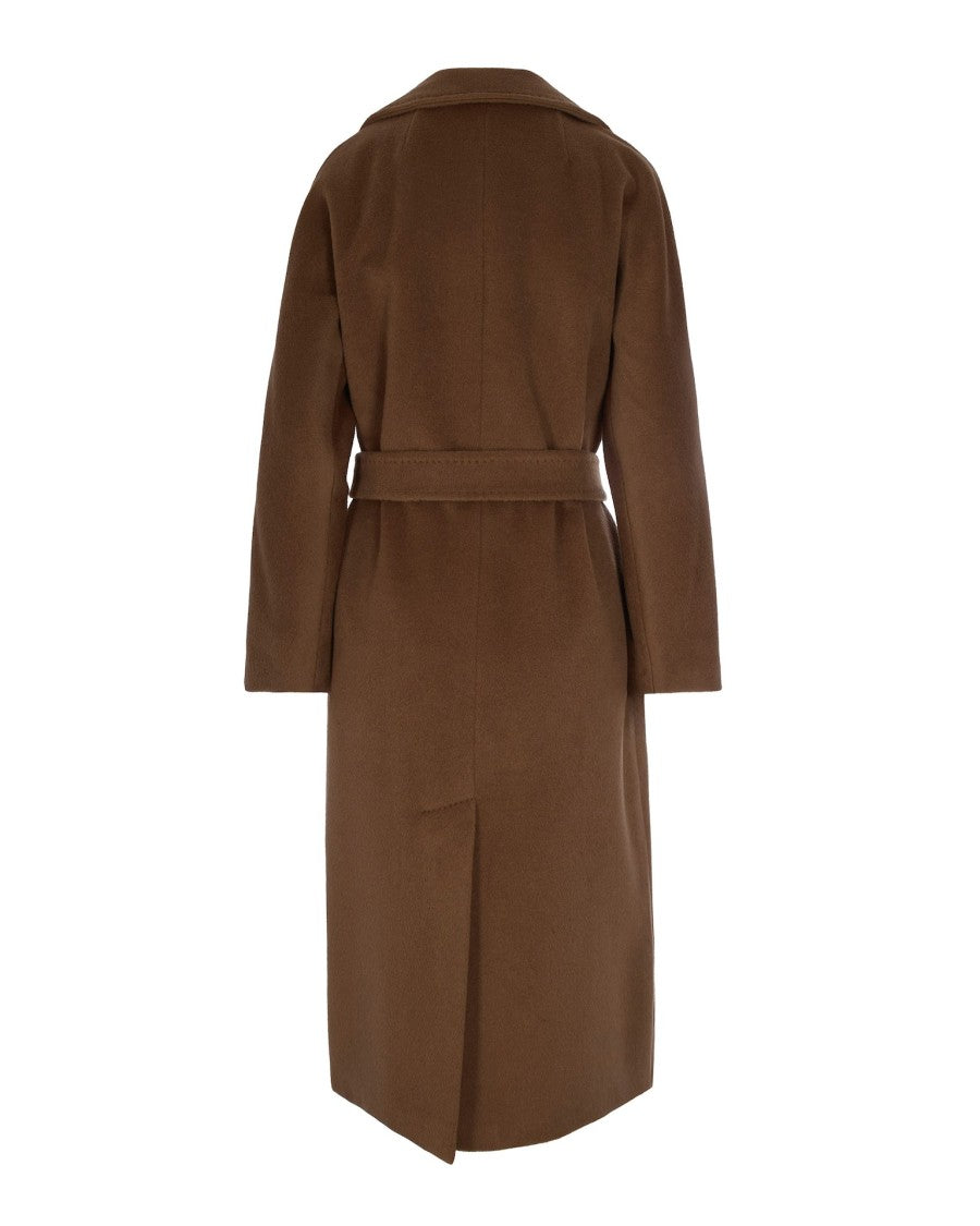 Max Mara Camel Long Wool And Alpaca Coat
