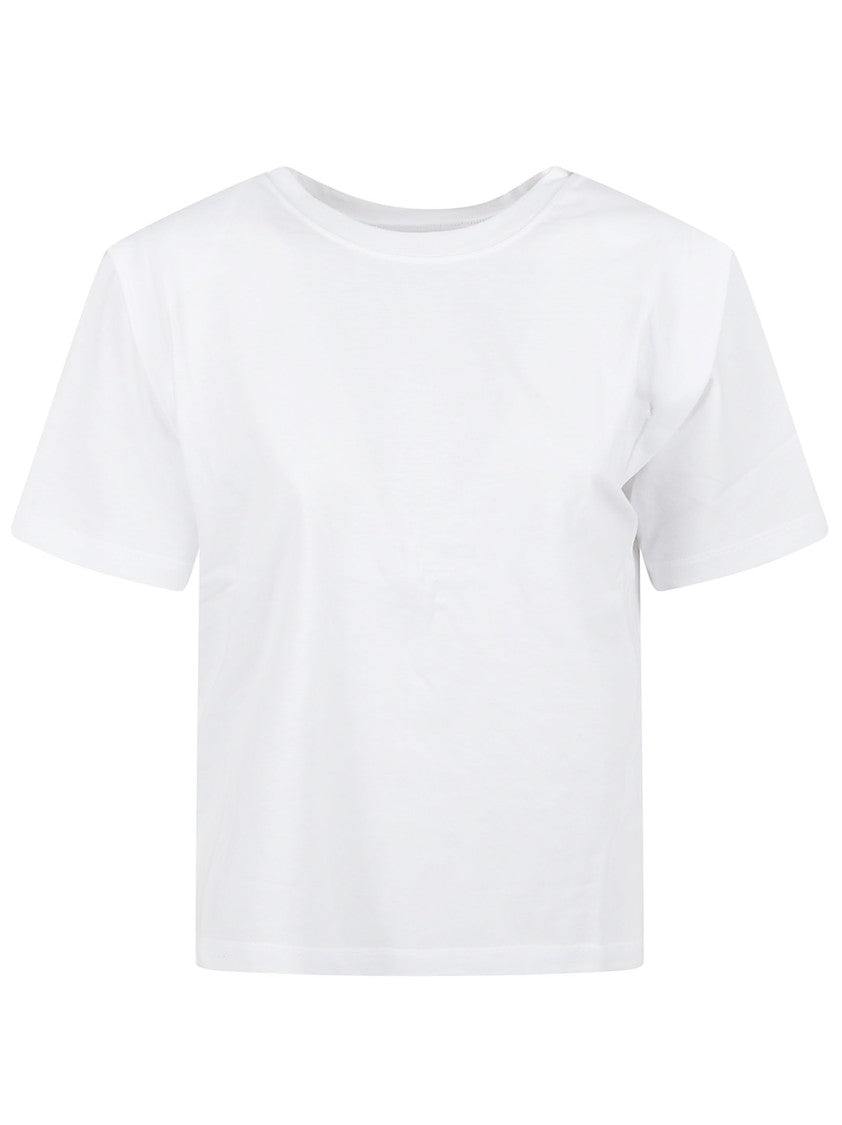 Isabel Marant Cotton T-Shirt With Shoulder Pads