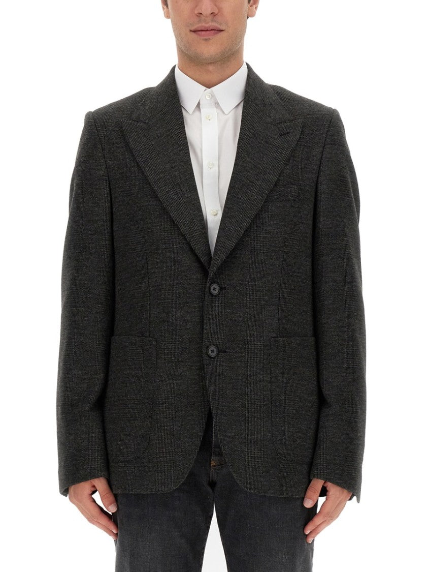 Dolce & Gabbana Single-Breasted Jacket With Peaked Lapels