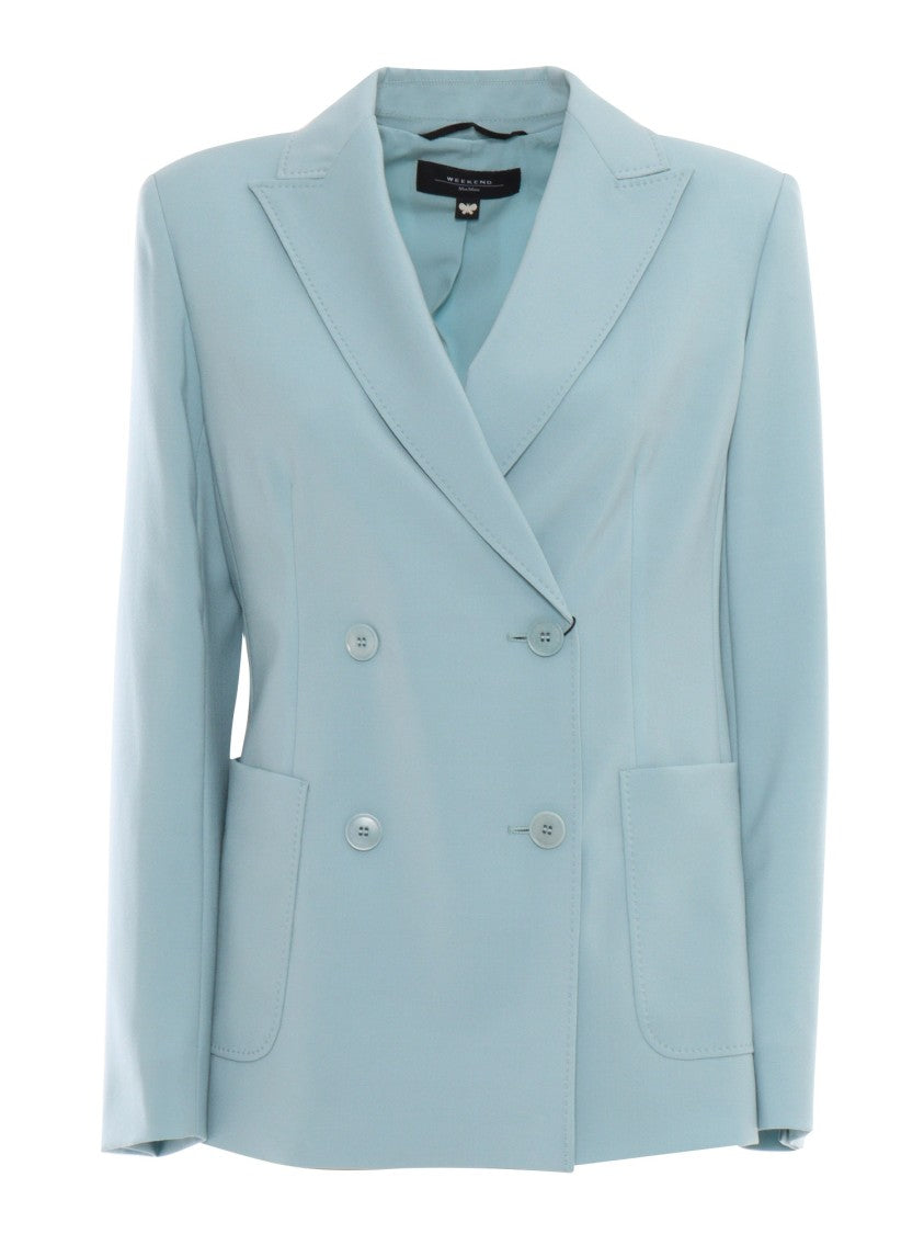 Max Mara Double-Breasted Tailored Jacket With Classic Lapel