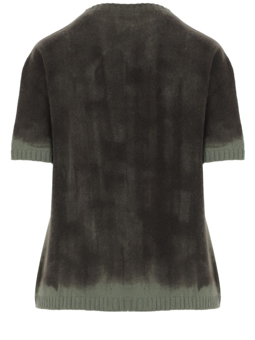 Oliver Lattughi Cashmere T-Shirt With Gradient Detail