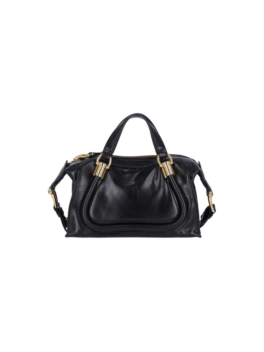 Chloé Paraty 24' Small Shoulder Bag – Black