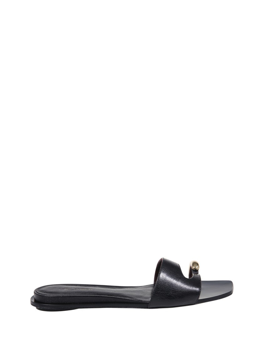 Tory Burch Black Pierced Slide