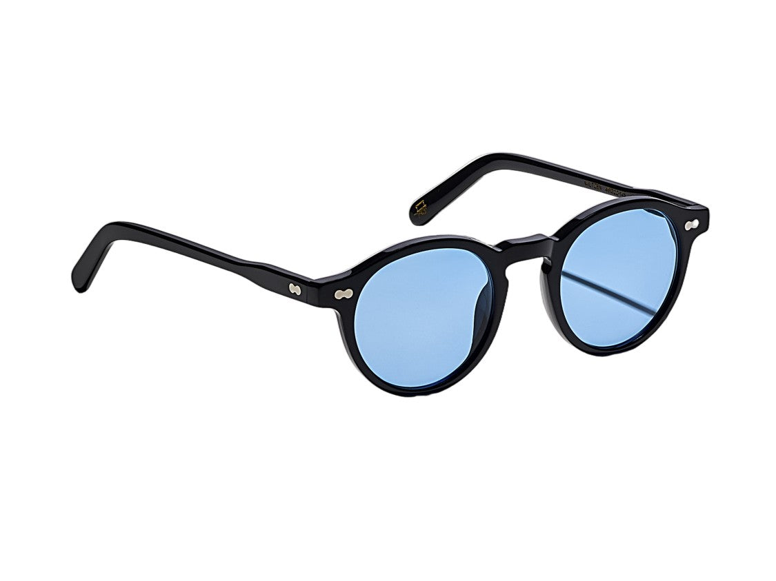 Moscot Blue Or-Mlb2-S Black Round Sunglasses