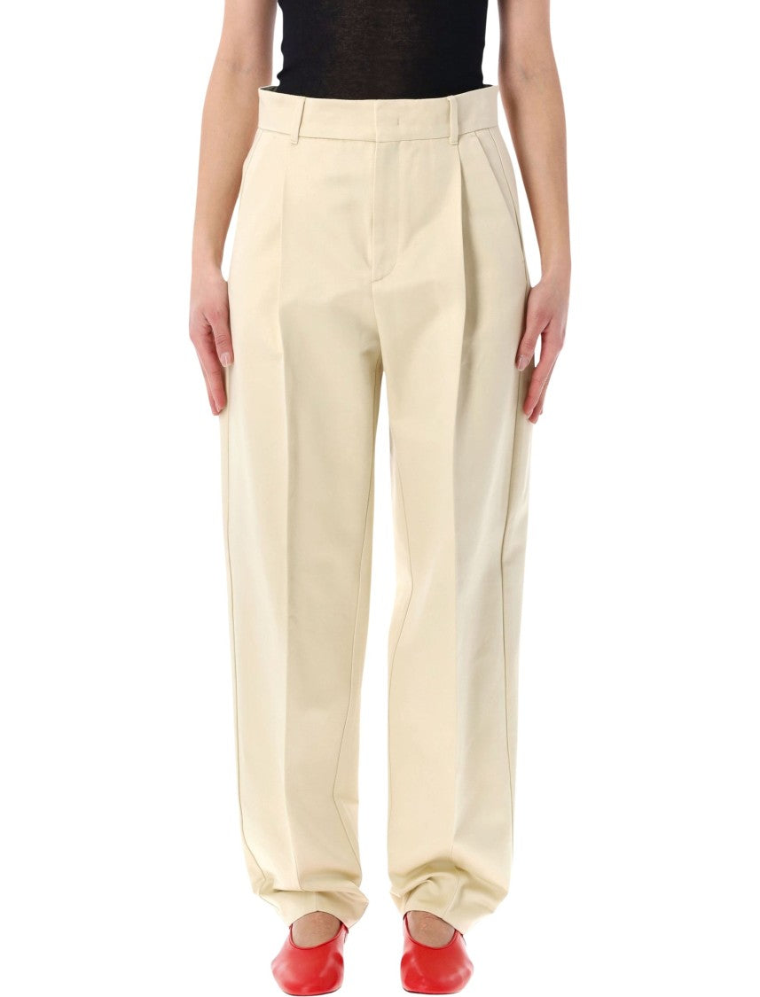 Soeur Graham Textured Organic Cotton Trousers