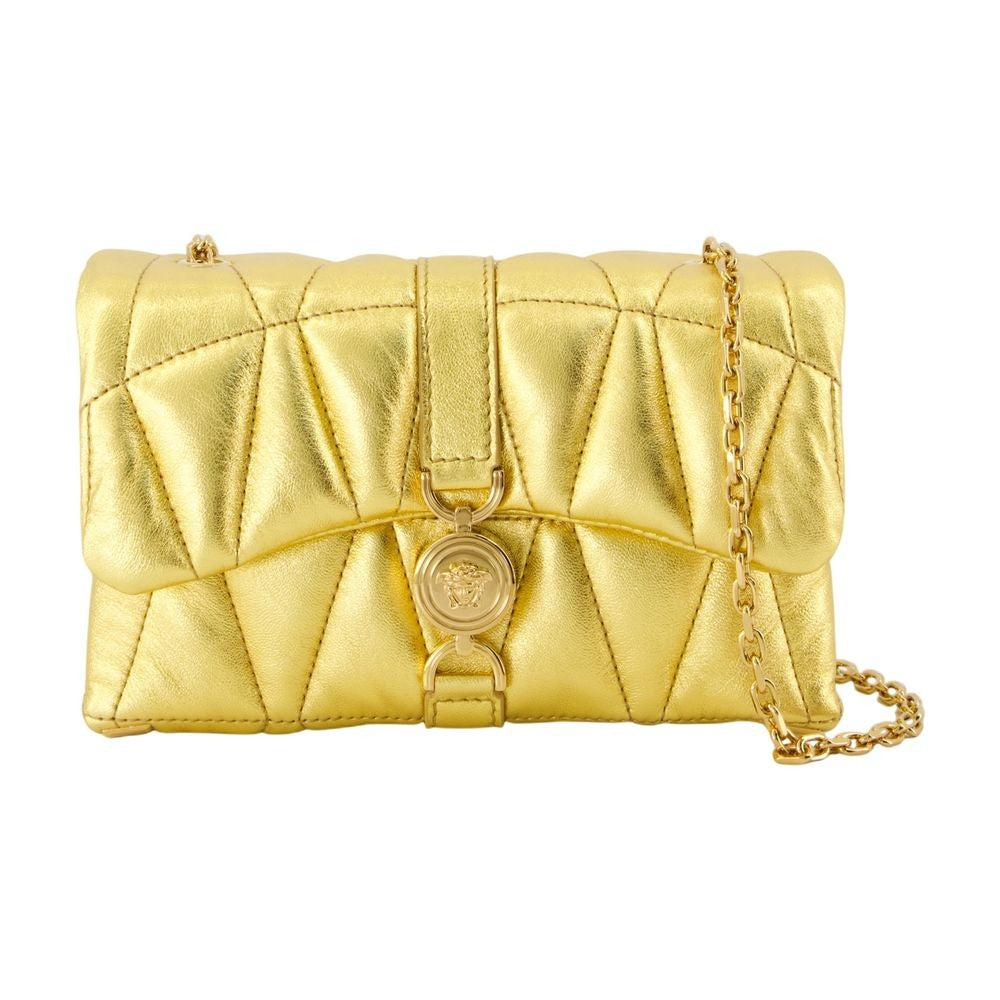 Versace Kleio Mini Crossbody - Leather - Gold