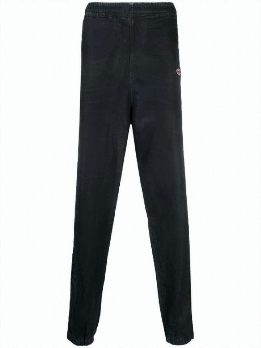 Diesel Relaxed Fit Denim Pants With Elastic Waistband