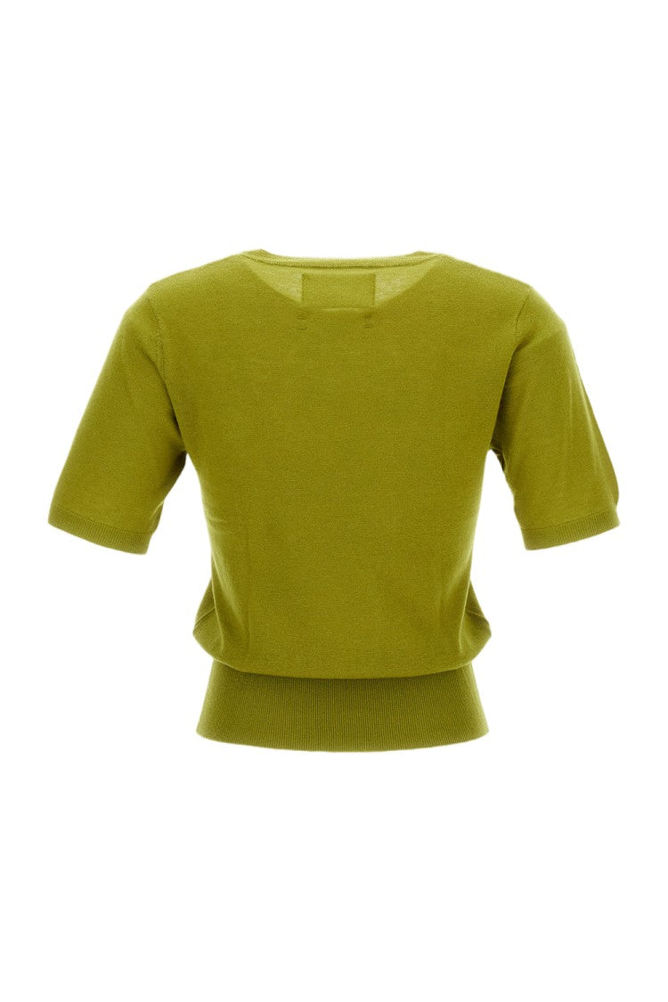 Extreme Cashmere Green Grass N.416 Noor Short Sleeve T-Shirt