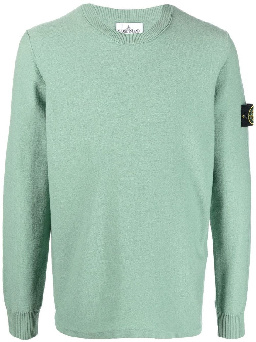 Stone Island Compass-Patch Crewneck Jumper
