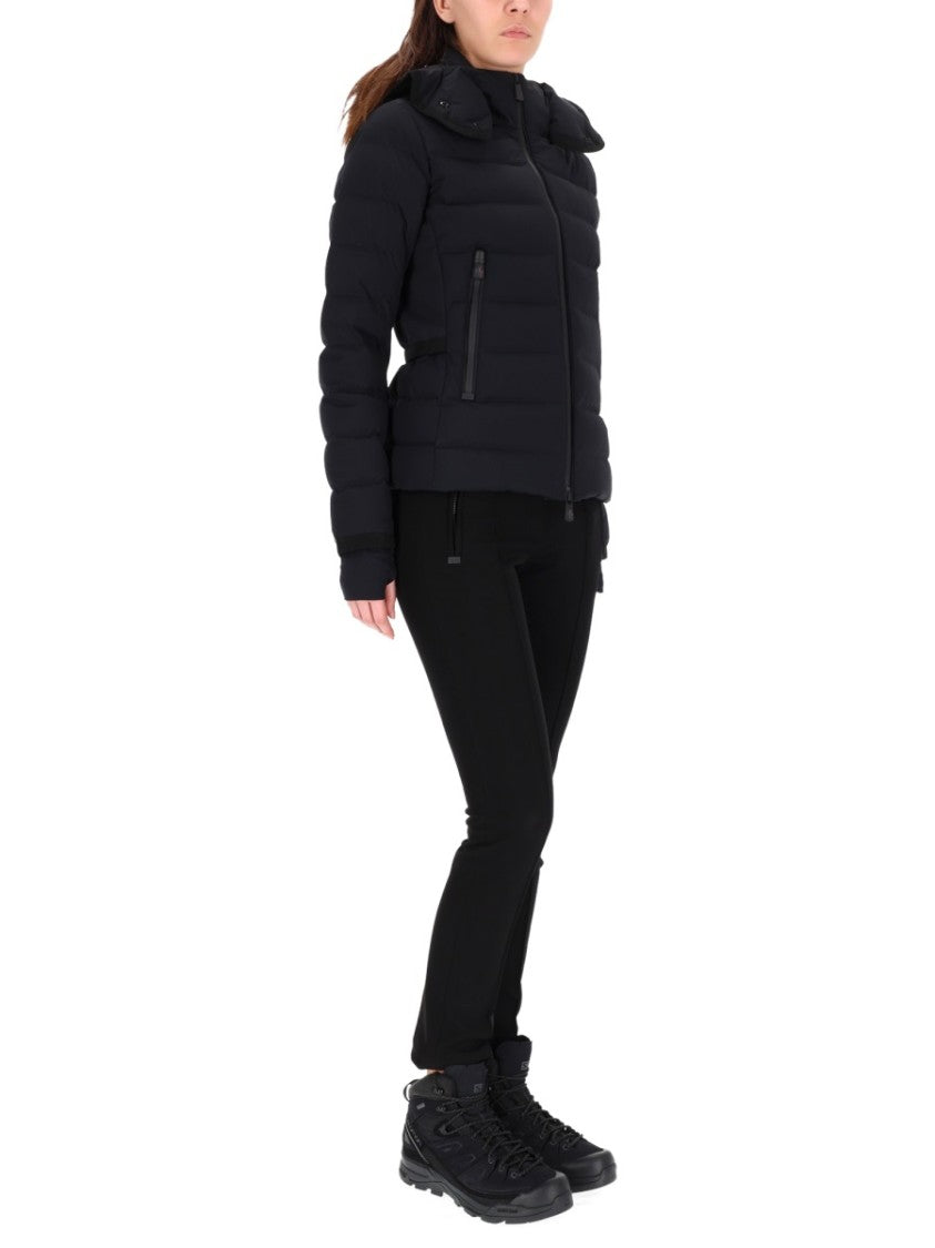 Moncler Grenoble Quilted Slim-Fit Down Jacket With High Collar And Detachable Hood