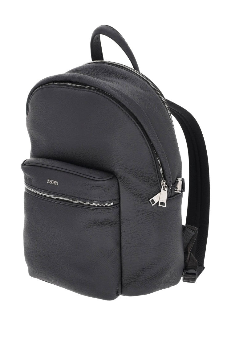 Zegna Deer Leather Backpack