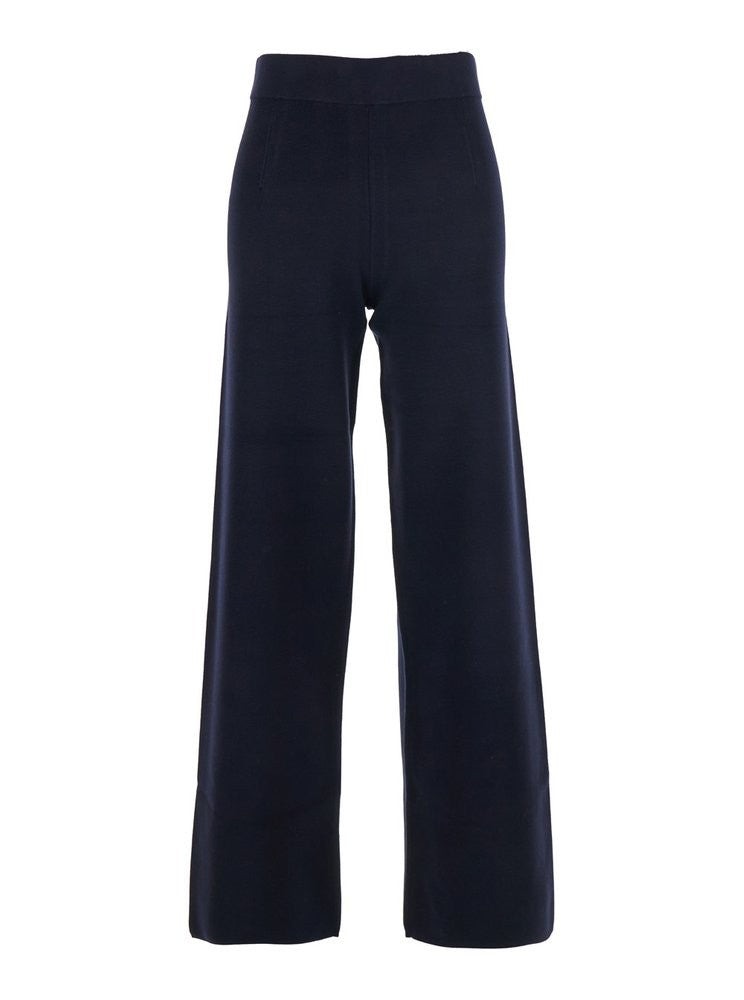 Max Mara Wide-Leg High-Waisted Pants With Seamless Finish