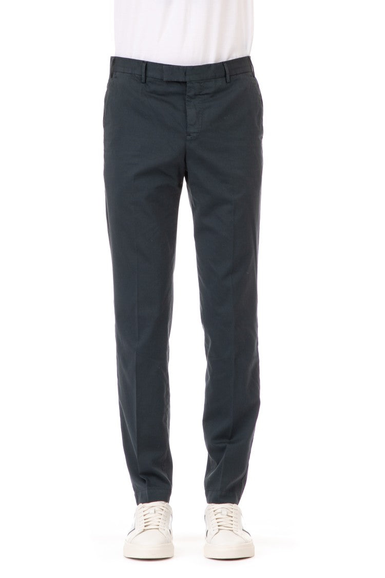 Pt Torino Cotton-Silk Master Fit Trousers