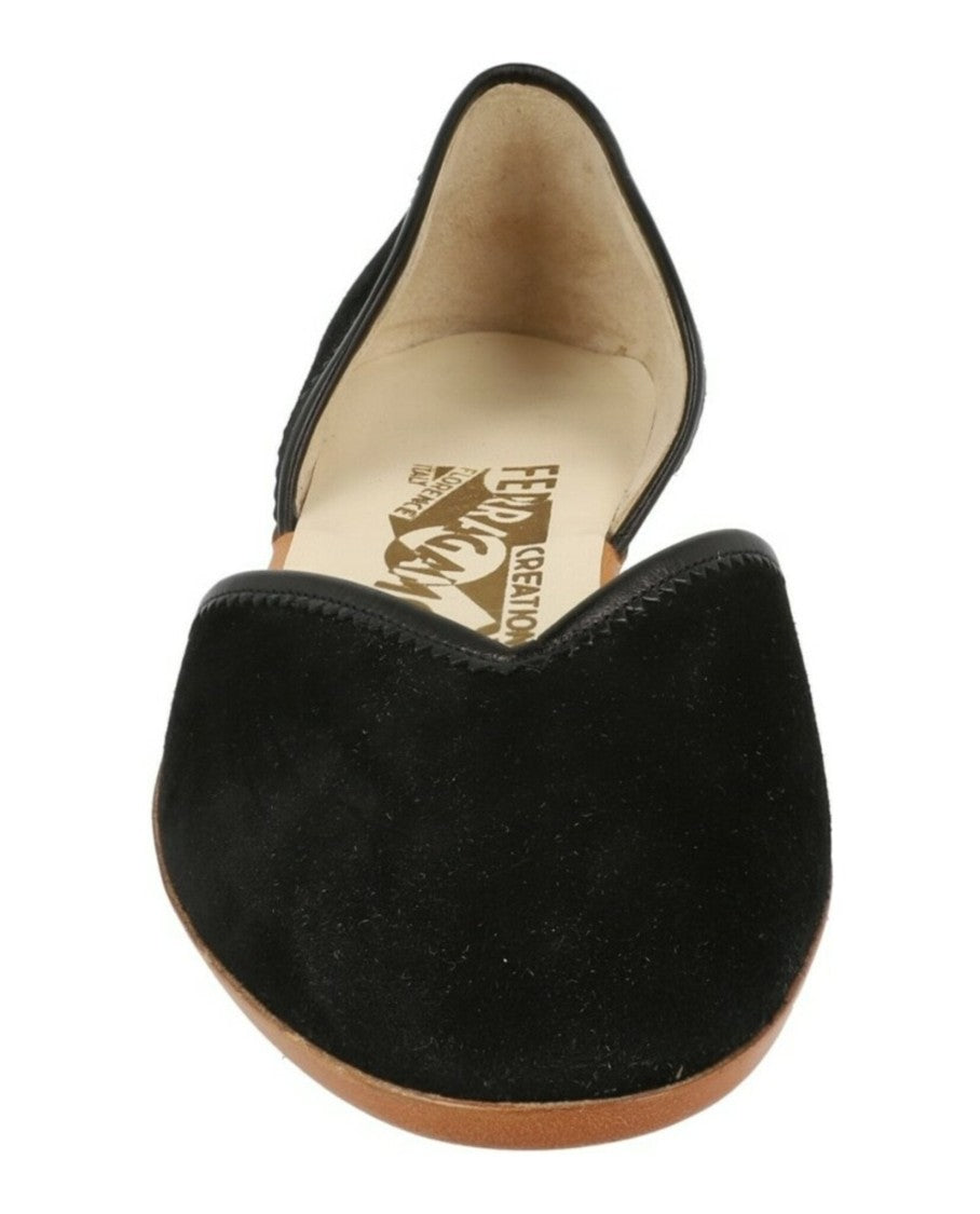 Ferragamo Ira Archived Limited Edition 1959 Suede Ballet Flats