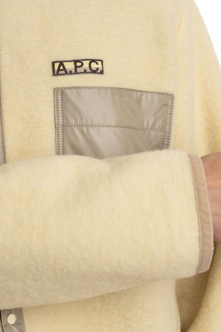 A.P.C. Virgin Wool Fleece Blouson Mod. Ewan