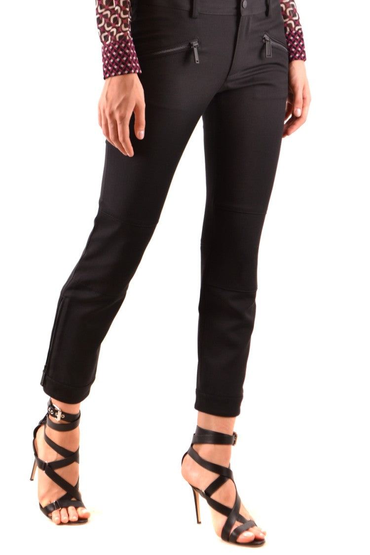 Dsquared2 Cropped Trousers With Zippered Pockets