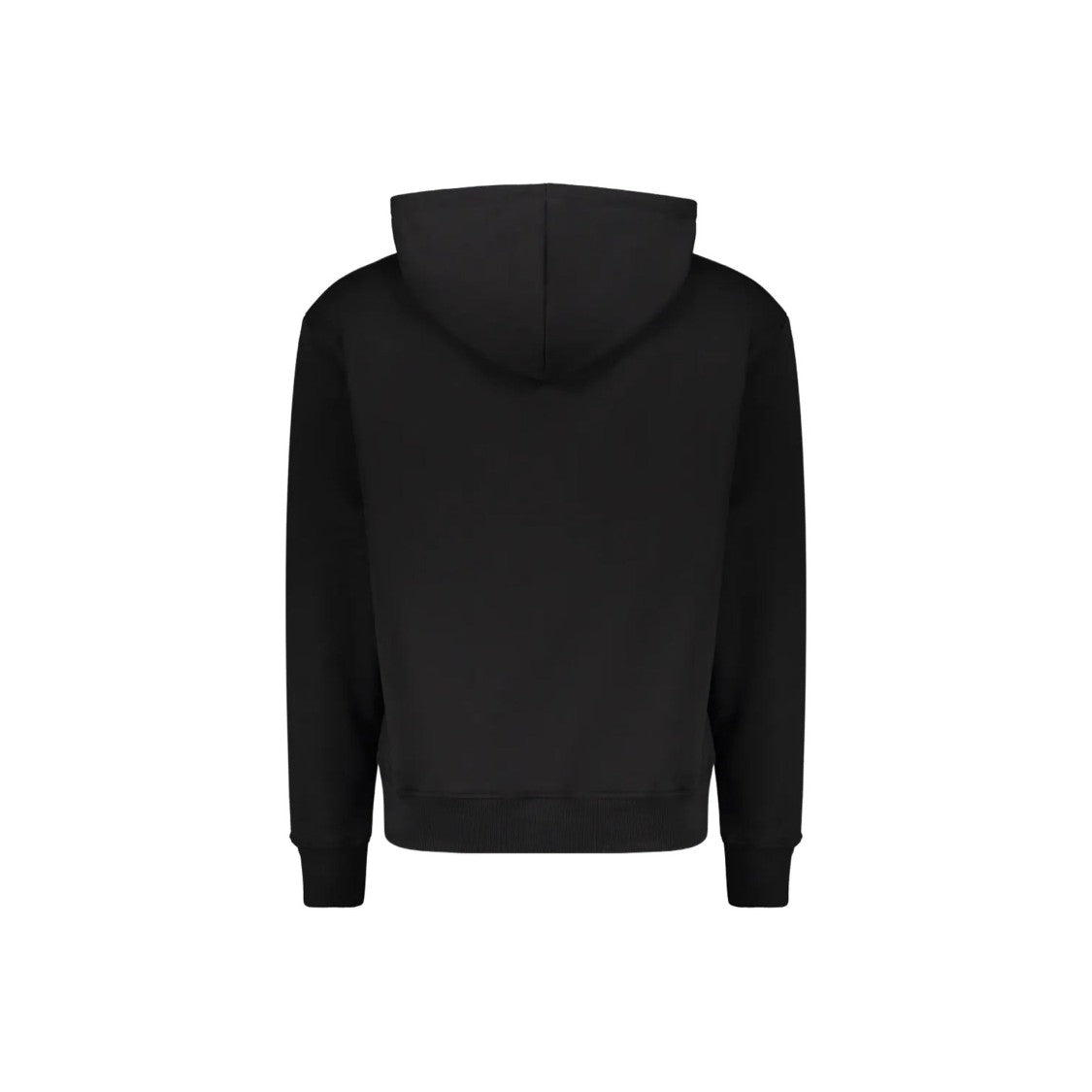 Balmain Contrast Logo Black Hoodie With Adjustable Drawstring