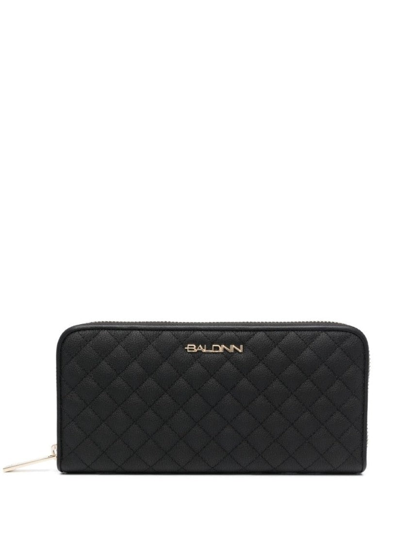 Baldinini Wallet W/Zip Quilted Wallet