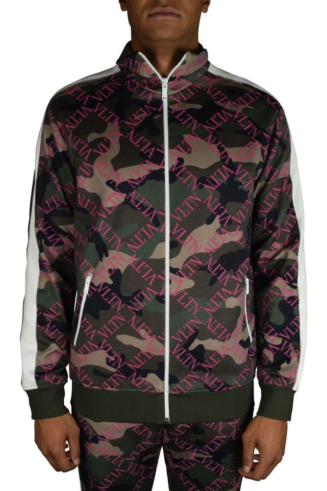 Valentino Garavani Camouflage Zip-Up Vest With Vltn Logo