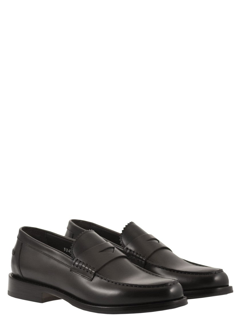 Doucal's Penny - Leather Loafer