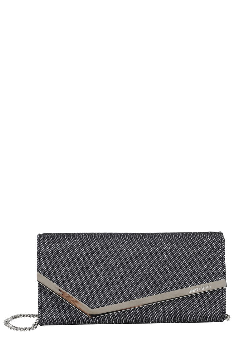 Jimmy Choo Glittered Emmie Clutch