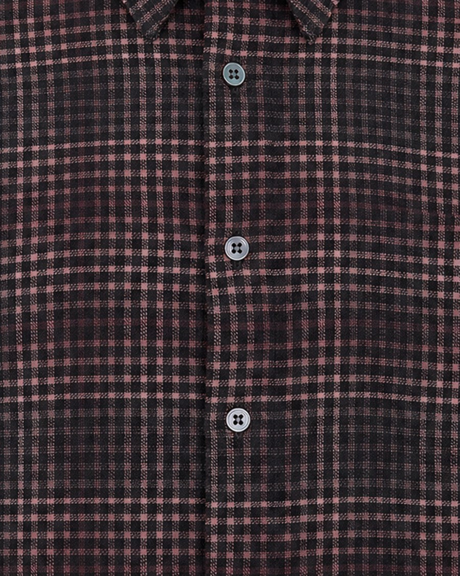 Sunflower Stable Pink Checked Long-Sleeve Shirt
