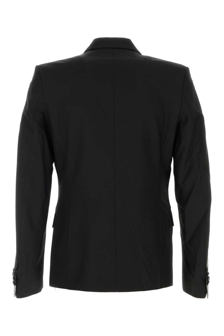 Diesel Black Polyester Blend J-Phoenix Blazer