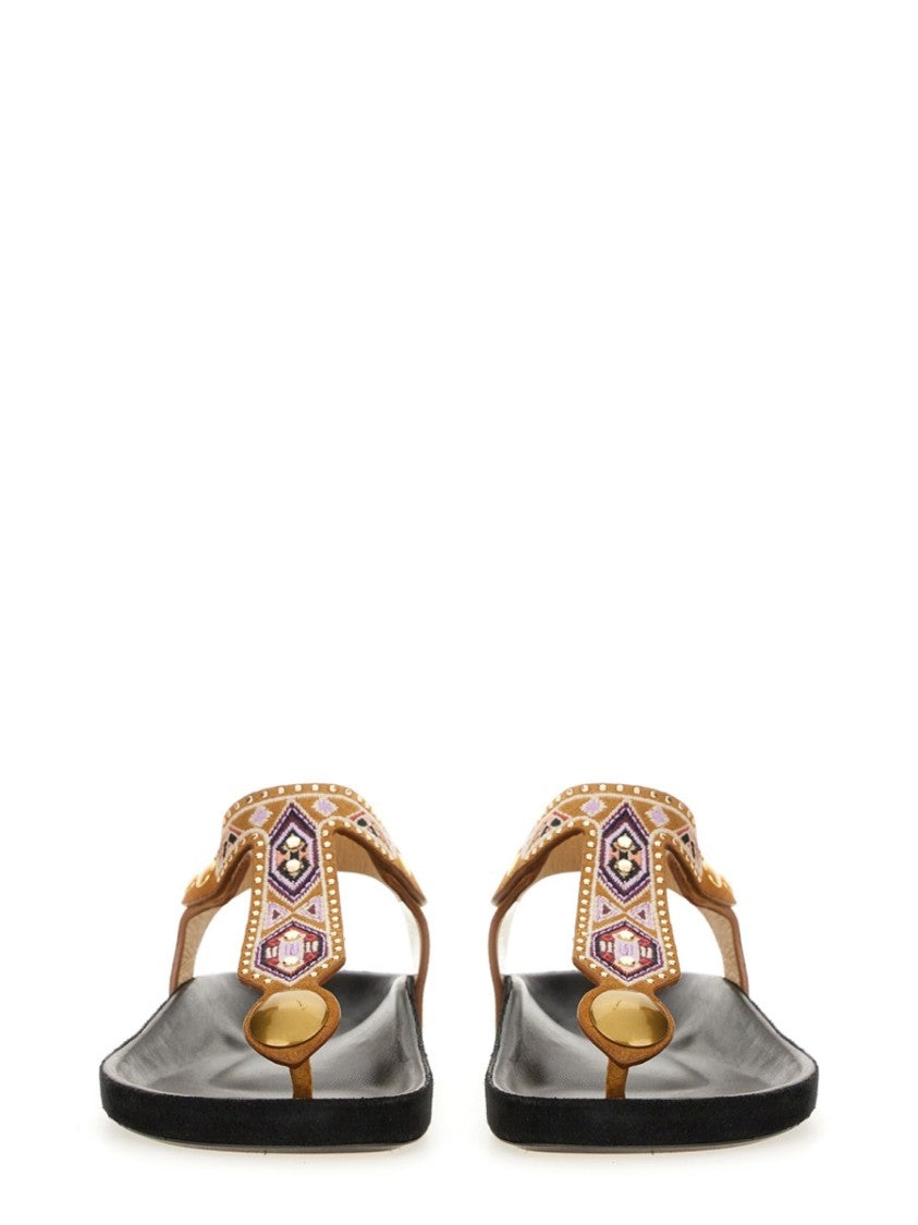 Isabel Marant Enore Leather Sandals