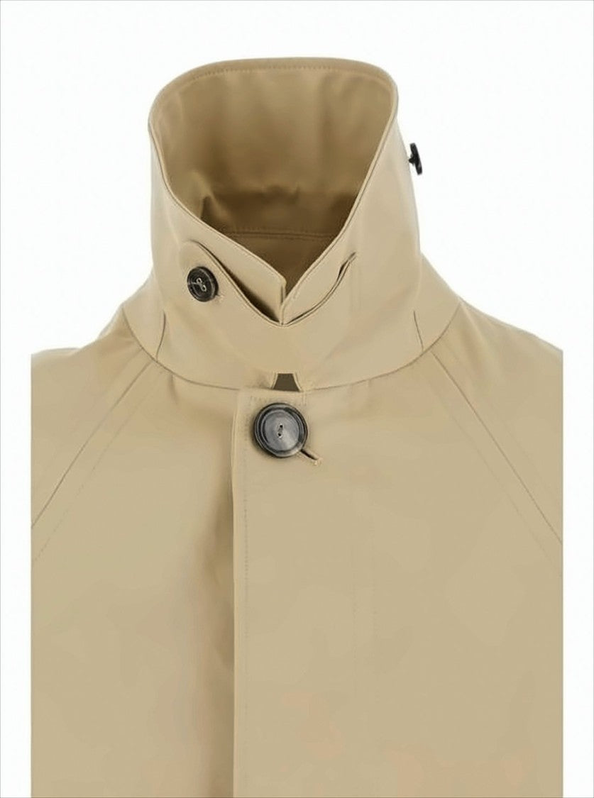 Ami Paris Cropped Jacket With Structured Collar And Adjustable Cuffs