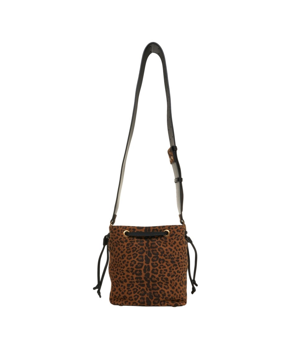 Pinko Bucket Bag With Striking Animal Print