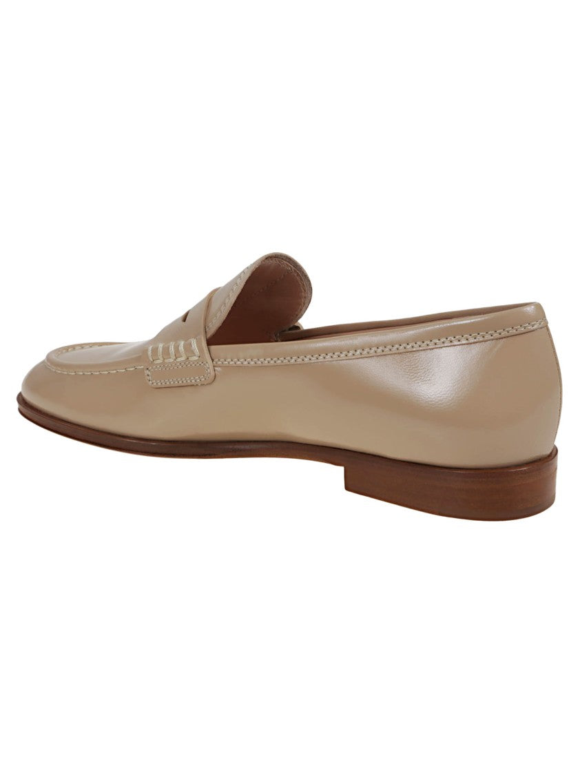 Gianvito Rossi Georgie Loafers With Rounded Toe