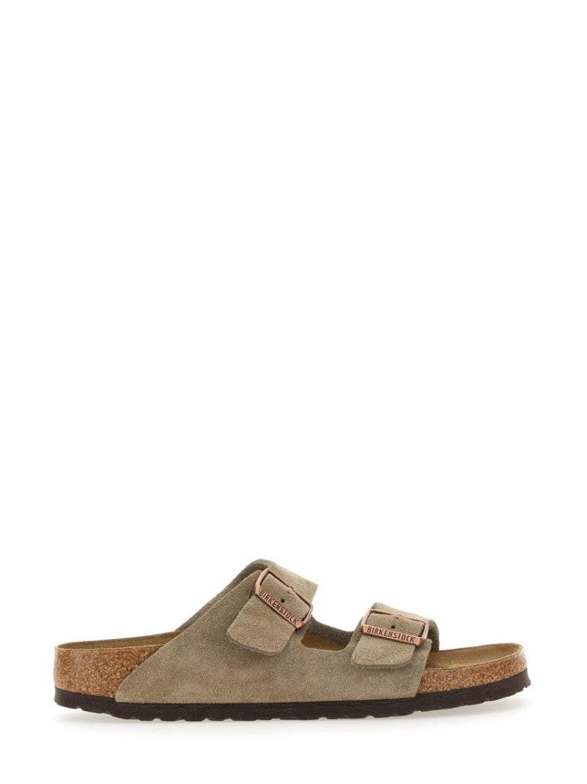 Birkenstock Arizona Suede-Like Adjustable Buckle Sandals