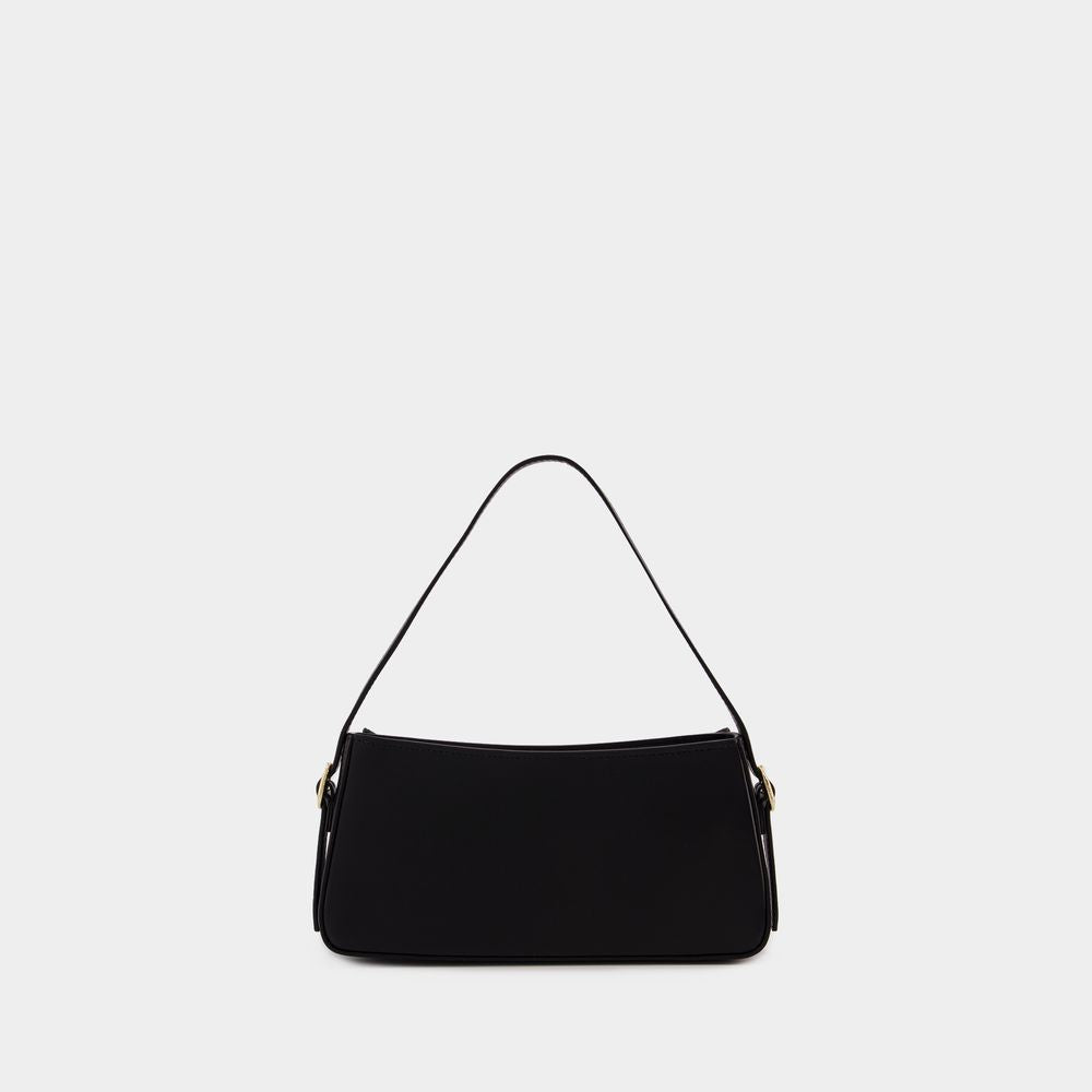 Coperni Belt Baguette Bag Purse - Leather - Black