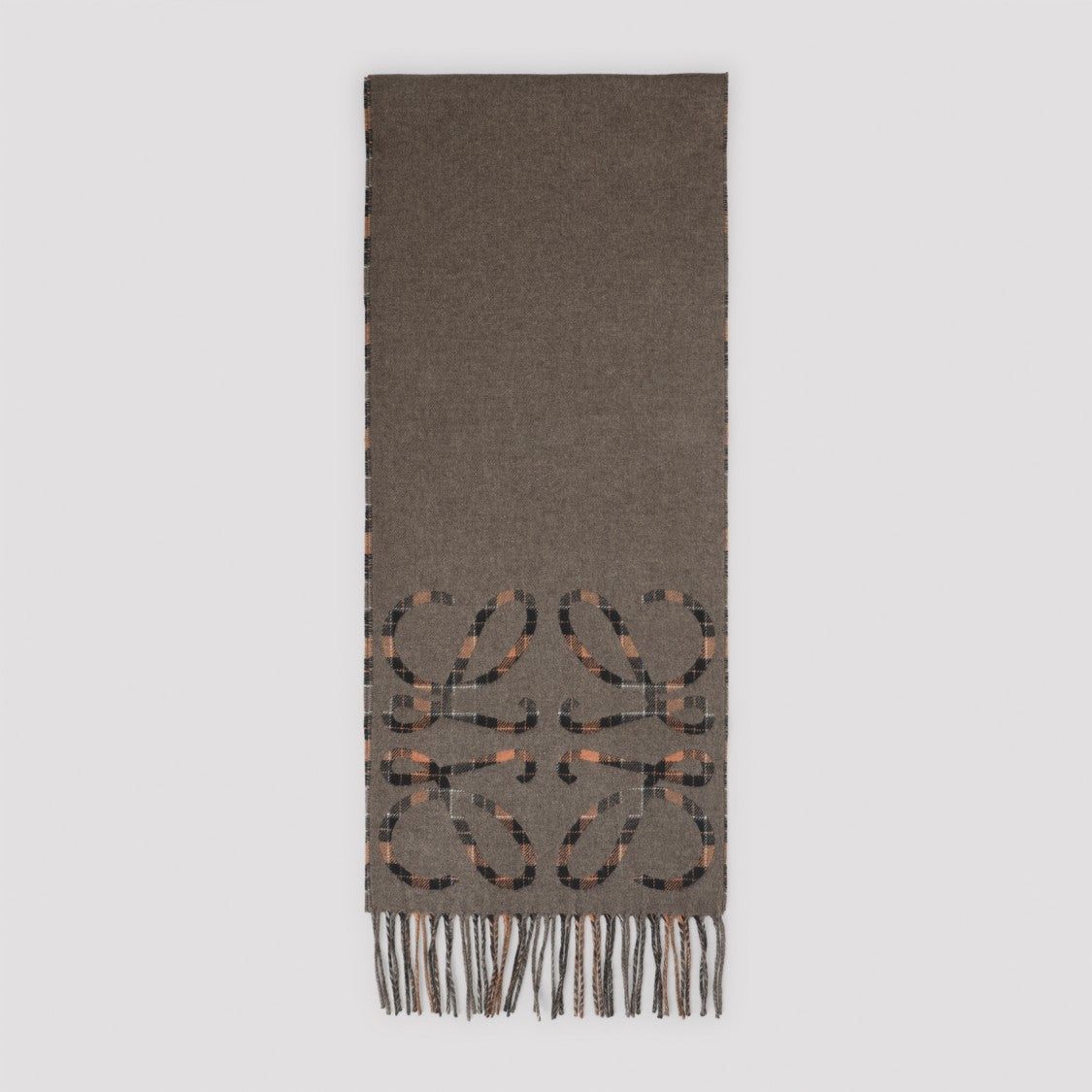 Loewe Rectangular Silk-Cashmere Blend Scarf