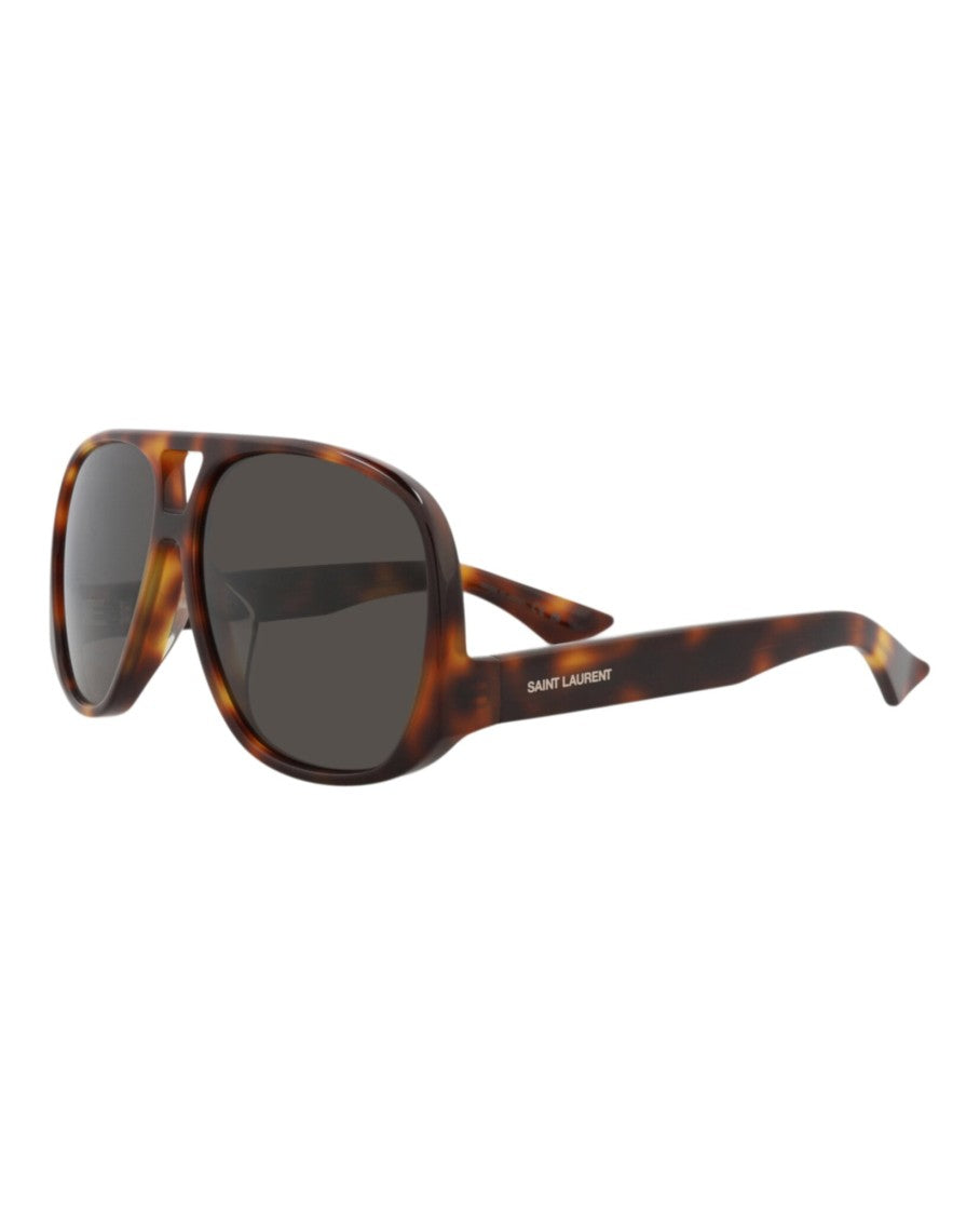 Saint Laurent Aviator-Frame Recycled Acetate Sunglasses