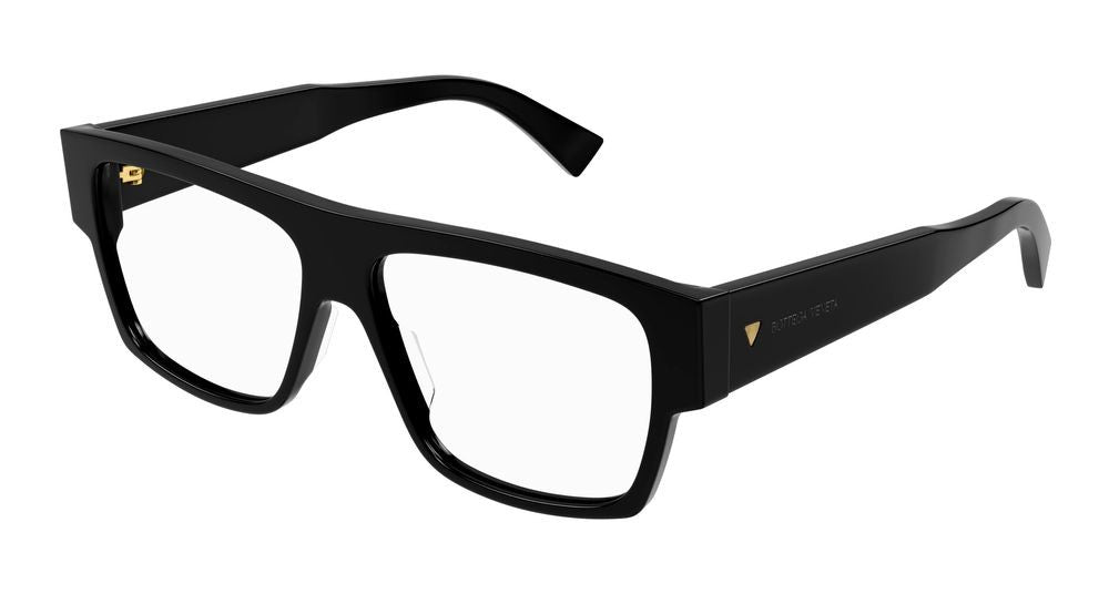 Bottega Veneta Eyeglasses Bv1290o 001 Black Black Transparent 56/14/145