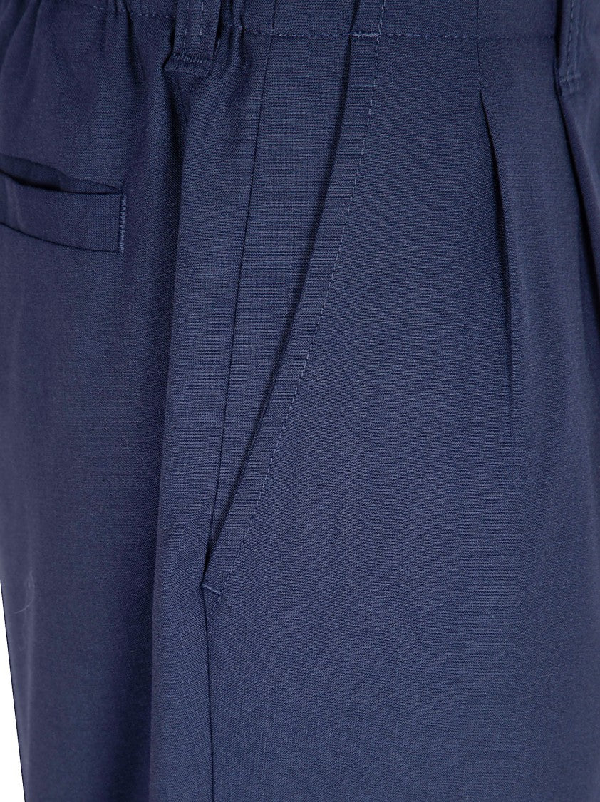 Myths Straight-Leg Tailored Trousers With Front Button Closure And Structured Fabric