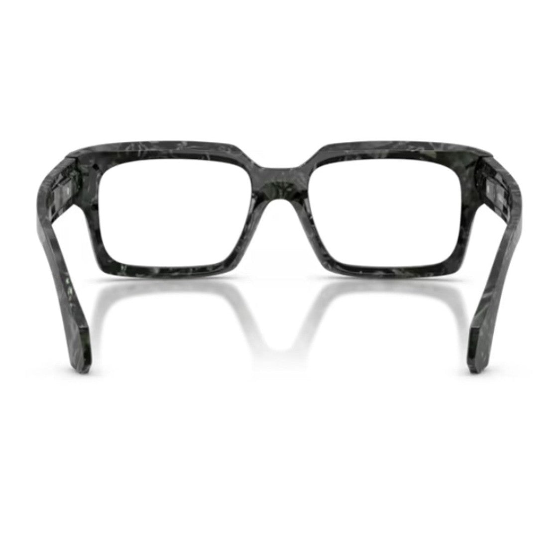 Alain Mikli Green A03548 Acetate Mother-Of-Pearl Rectangular Sunglasses