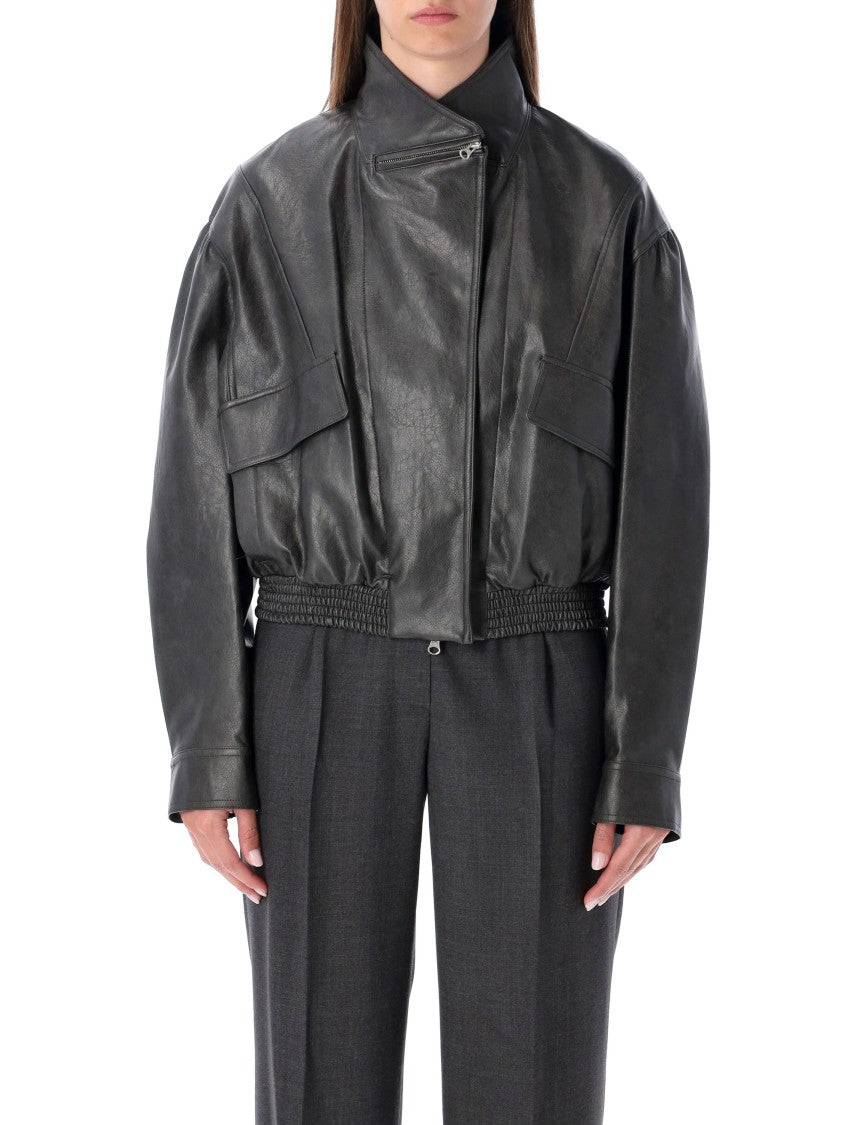 Low Classic Eco Leather Bomber Jacket