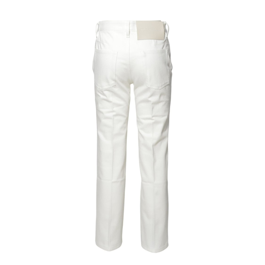 Jil Sander Flare Pants In Cream Denim