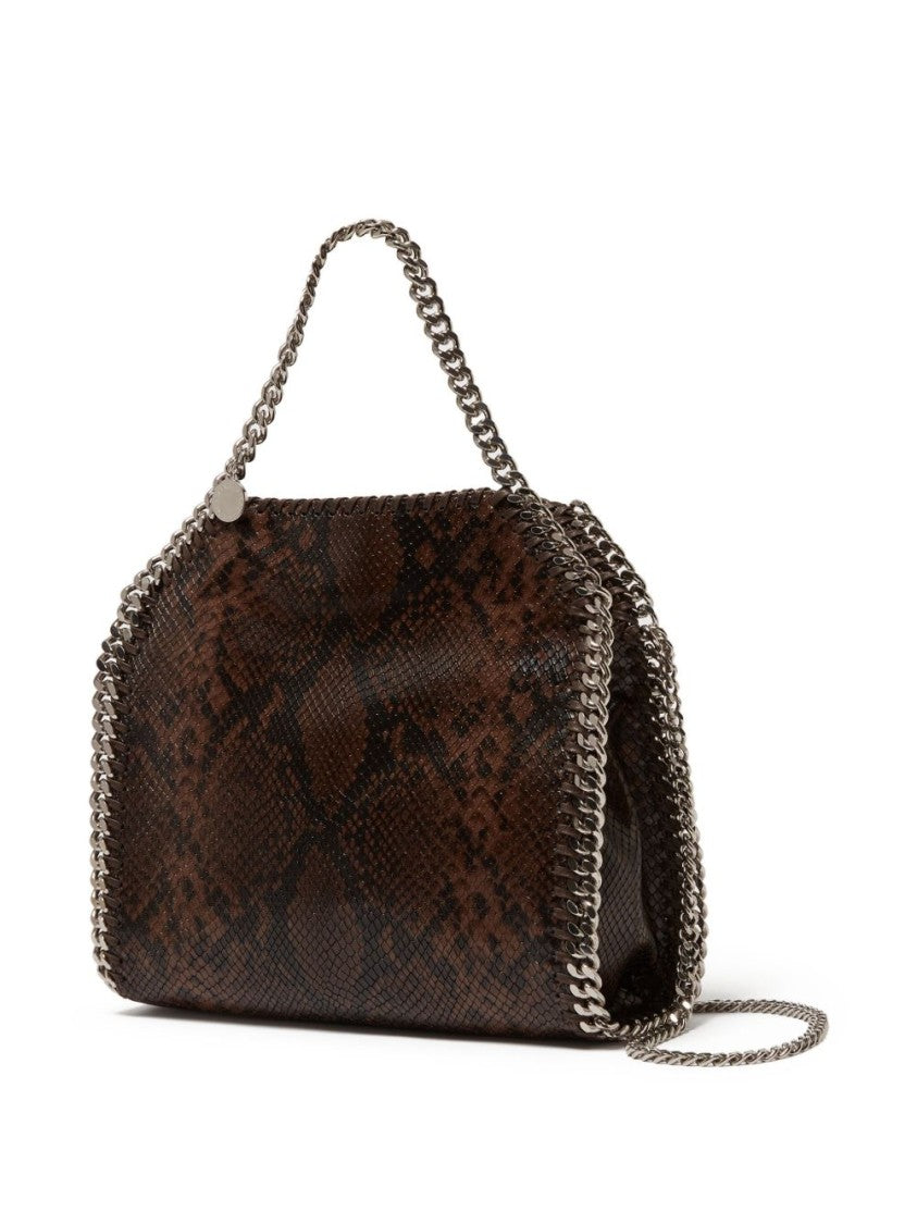 Stella Mccartney Structured Snakeskin Handbag